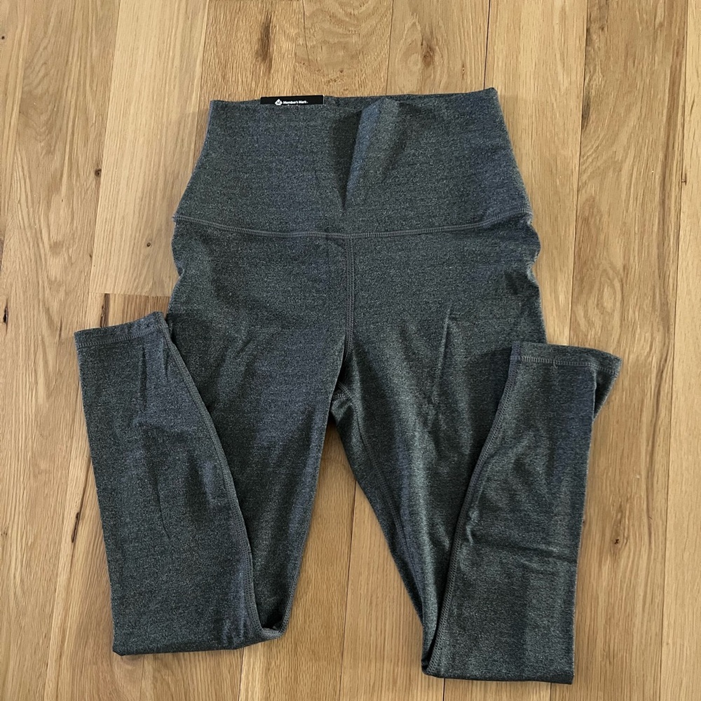 NWT Member’s Mark Zen, Women’s high-rise ankle, gray leggings, medium